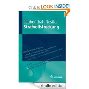 Strafvollstreckung (Springer Lehrbuch) Klaus Laubenthal, Nina Nestler 