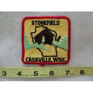  Stonefield Cassville Wisconsin Patch 