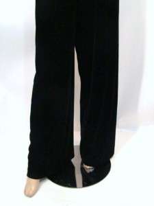 NEW TADASHI Black Velvet Wide Leg Occasion Evening Dressy Pants 1X NWT 