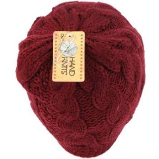 picture 4 new super soft 3d crochet flower chunky knit beanie skull 