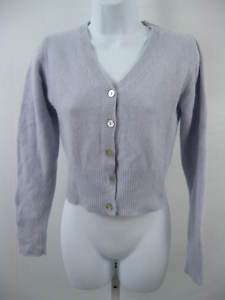 FRENCH CONNECTION Light Blue Cardigan Sweater S  