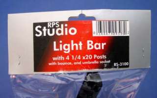 Studio Light Bar   Twin camera  flash bar for Stereo 3D  