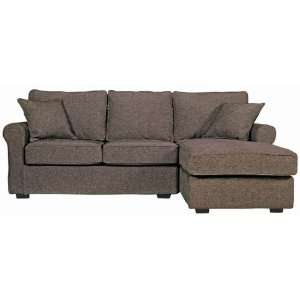  Wholesale Interiors Charcoal Fabric Sectional Sofa