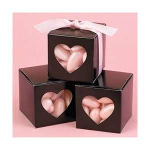    Black Heart Shaped Window Favor Boxes Arts, Crafts & Sewing