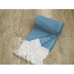  Turkish Towel, 30% Cotton 70% Bamboo, Petrol Green, Beach & Bath 