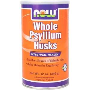 NOW Foods Psyllium Husk Whole, 12 Ounce Grocery & Gourmet Food