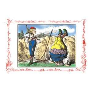   Poster, Alice in Wonderland Father William and the Young Man   20x30