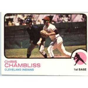  1973 Topps # 11 Chris Chambliss Cleveland Indians Baseball 