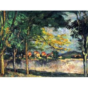  Oil Painting The Ancient Wall Paul Cezanne Hand Painted 