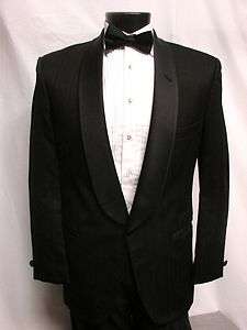   Christian Dior Black Parisian Tuxedo Jacket Shawl Tux Coat 40S  
