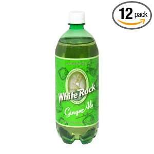 White Rock Ginger Ale, 33.8 Ounce (Pack of 12)  Grocery 