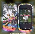 MUSIC PALM TREE RUBBERIZED PHONE COVER CASE LG COSMO 2 II VN251 