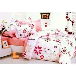  Bedding white flowers design Korean home cotton is covered 