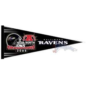  Baltimore Ravens 2006 AFC North Division Champ Pennant 