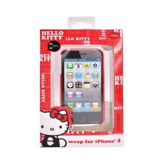 HELLO KITTY RED Hard Back Cover Case For AT&T iPhone 4  