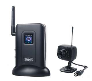 Wireless Surveillance Color Camera Audio CMOS Nanny Cam  
