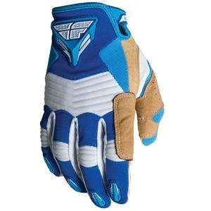  Fly Racing ATV Trigger Gloves   2X Large/Blue/White 