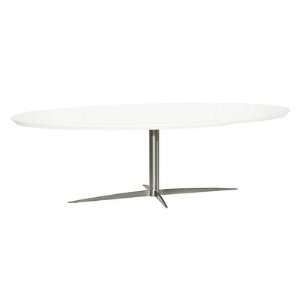 Bellini Modern Living Havana High Gloss Lacquer Coffee Table in White 