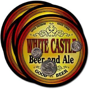 White Castle, LA Beer & Ale Coasters   4pk