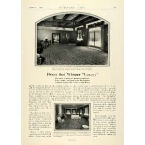   Womens Lounge Arlington Downs Club House Flooring   Original Print Ad