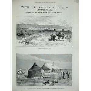  1885 Afghan War Murghab Kibitkas Citadel Fort Ak Tapa 