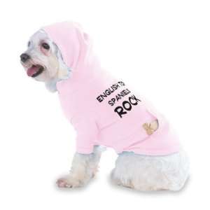  English Toy Spaniels Rock Hooded (Hoody) T Shirt with 