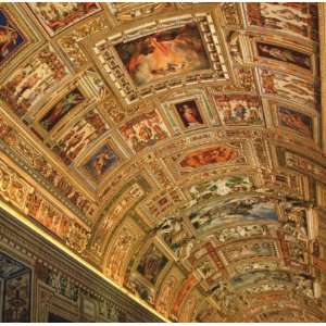  Vatican Museum Ceiling 12 x 12 Paper