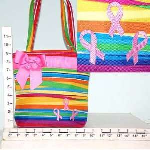  Purse ~ Breast Cancer Awareness ~ Multi Color w/Pink 