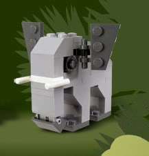 LEGO 4904 DESIGNER ELEPHANT ** RETIRED 2005 PROMO SET  