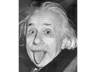 This is a Digitally Scanned Enhanced Reproduction of Albert Einstein 