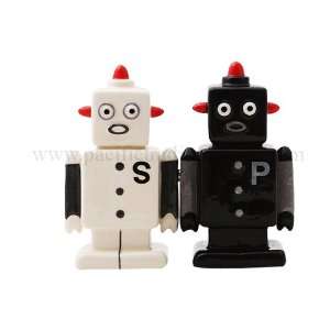   Trading 9000 Magnetic Robot Salt And Pepper Shakers 