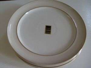 Denby Natural Pearl Dinner Plates (4) NEW  