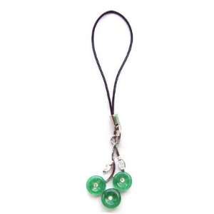  Cellphone charm   jade flower Cell Phones & Accessories