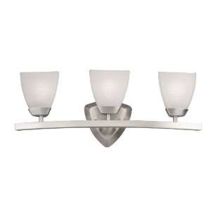  Forecast Lighting F464036 Evan 3 Light Bath, Satin Nickel 