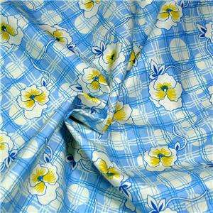Windham Cotton Fabric Feedsack, Blue, White, Yellow FQs  