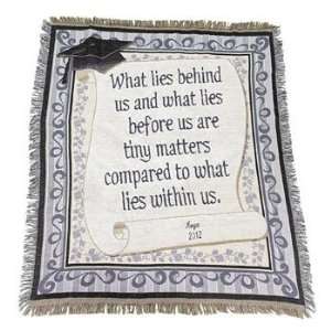 Personalized What Lies Within Graduation Throw   Party Decorations 