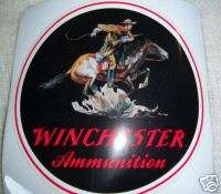 Winchester Ammunition Decal Sticker   Horse & Rider  