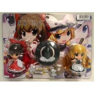  Touhou Deforme Figure Marisa & Reimu Toys & Games