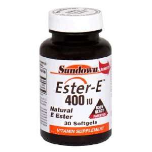  Sundown Ester E, 400 IU, 30 Softgels Health & Personal 