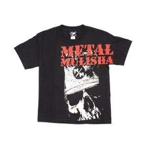  Metal Mulisha Youth Disappear T Shirt   Large/Black 