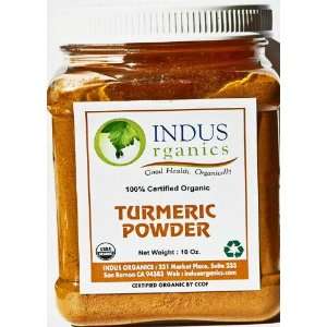 Indus Organic Turmeric (Curcumin) Powder Spice Pack 1 Lb, High Purity 