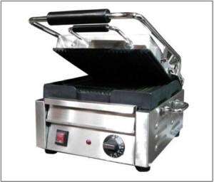 Stainless 10.5in Commercial Panini Sandwich Grill NEW  