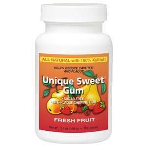 Unique Sweet Xylitol Gum, Fresh Fruit Grocery & Gourmet Food