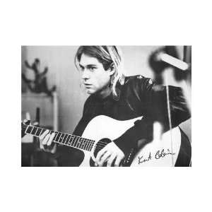  Curt Cobain (Guitar) Poster Print