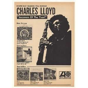  1967 Charles Lloyd Atlantic Records Print Ad (Music 