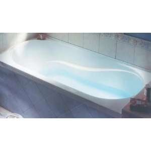   Air Tubs 0266L3V Alcove Ficus Bathtub with 3 Wall Tile Flange and Left