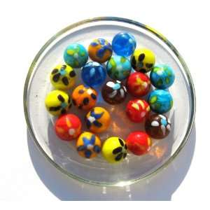  25 Marbles   Marble PAQUERETTE   Glass Marble diameter 