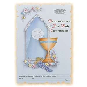  100 First Communion Certificados in Spanish 7 x 10.5 