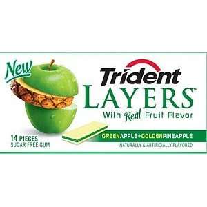  Trident Layers Gum Apple & Pineapple, Size 12x14