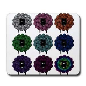    A Rainbow of Sheep Humor Mousepad by 